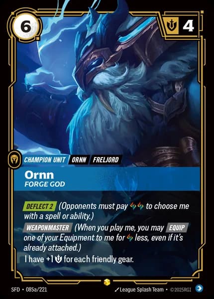 Ornn - Forge God (Alternate Art)