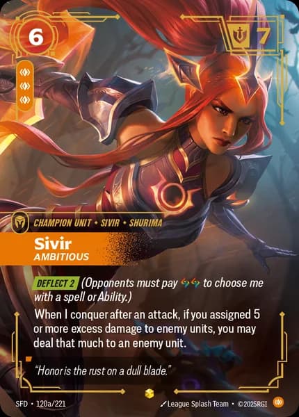 Sivir - Ambitious (Alternate Art)