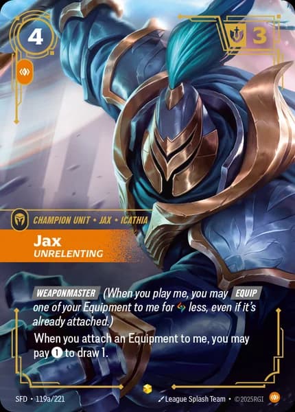 Jax - Unrelenting (Alternate Art)